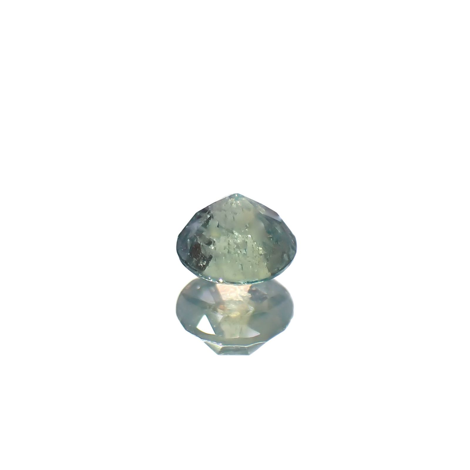 シルキーアレキサンドライト ブラジル・ミナスジェライス州ヘマチタ鉱山産 0.17ct[240627969]3.2x3.2mm前後