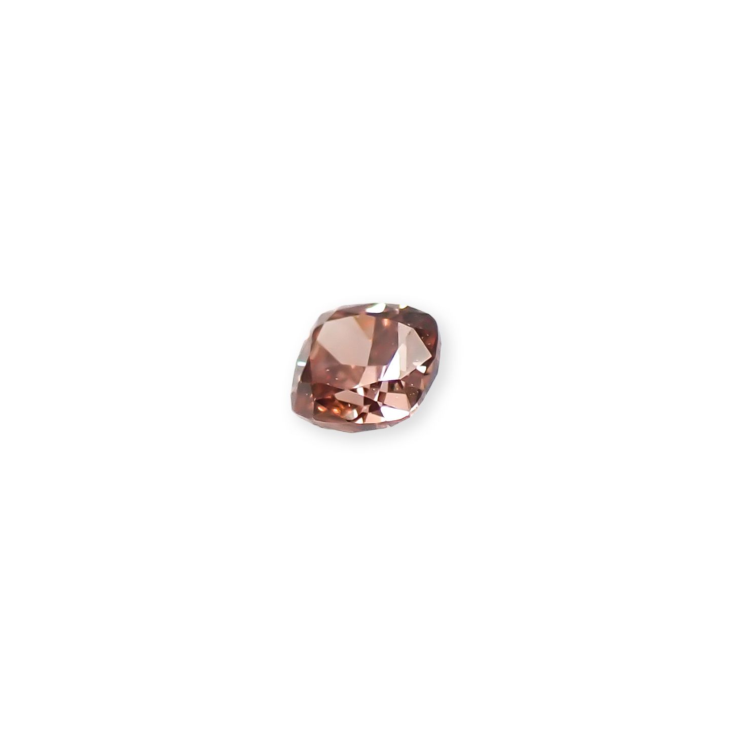 ピンクダイヤモンド(宝石名ダイアモンド VS-1/FANCY DEEP BROWNISH PINK) 0.057ct ソ付(AGT)[250129710]2.3x2.09mm前後