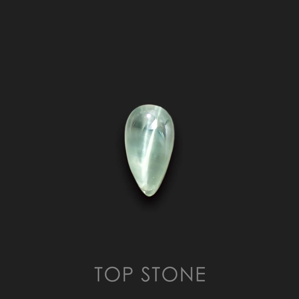 バナジウムコーネルピンキャッツアイ(宝石名コーネルピン)タンザニア産 0.71ct 識別済[230120313]7.5x4.1mm前後