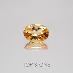インペリアルガーネット(ヘソナイト) スリランカ産 ルース 1.23ct[21038976]8×5.9mm前後