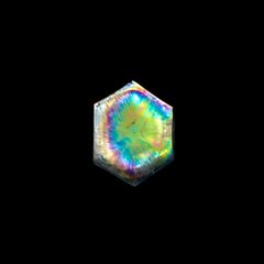 トラピッチェクォーツ 偏光板2枚付き コロンビア・ボヤカ産 32.28ct[230823254]28.9x25.2mm前後