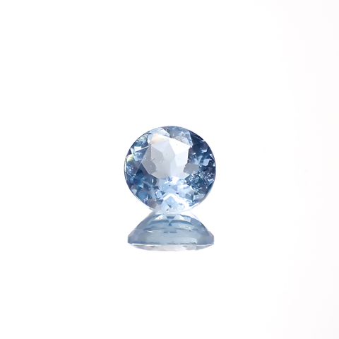 アクアマリン(宝石名アクアマリン)モザンビーク産 0.42ct 識別済[240226012]5x5mm前後