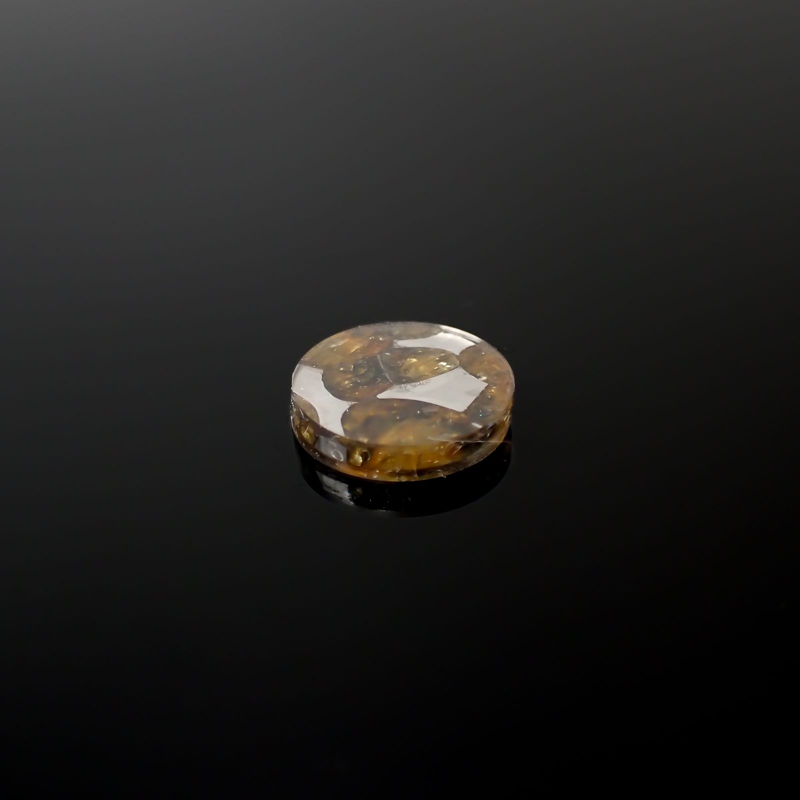 パラサイト隕石Sericho トリプレット 発見地:ケニア 4.02ct[240125713]12x12mm前後