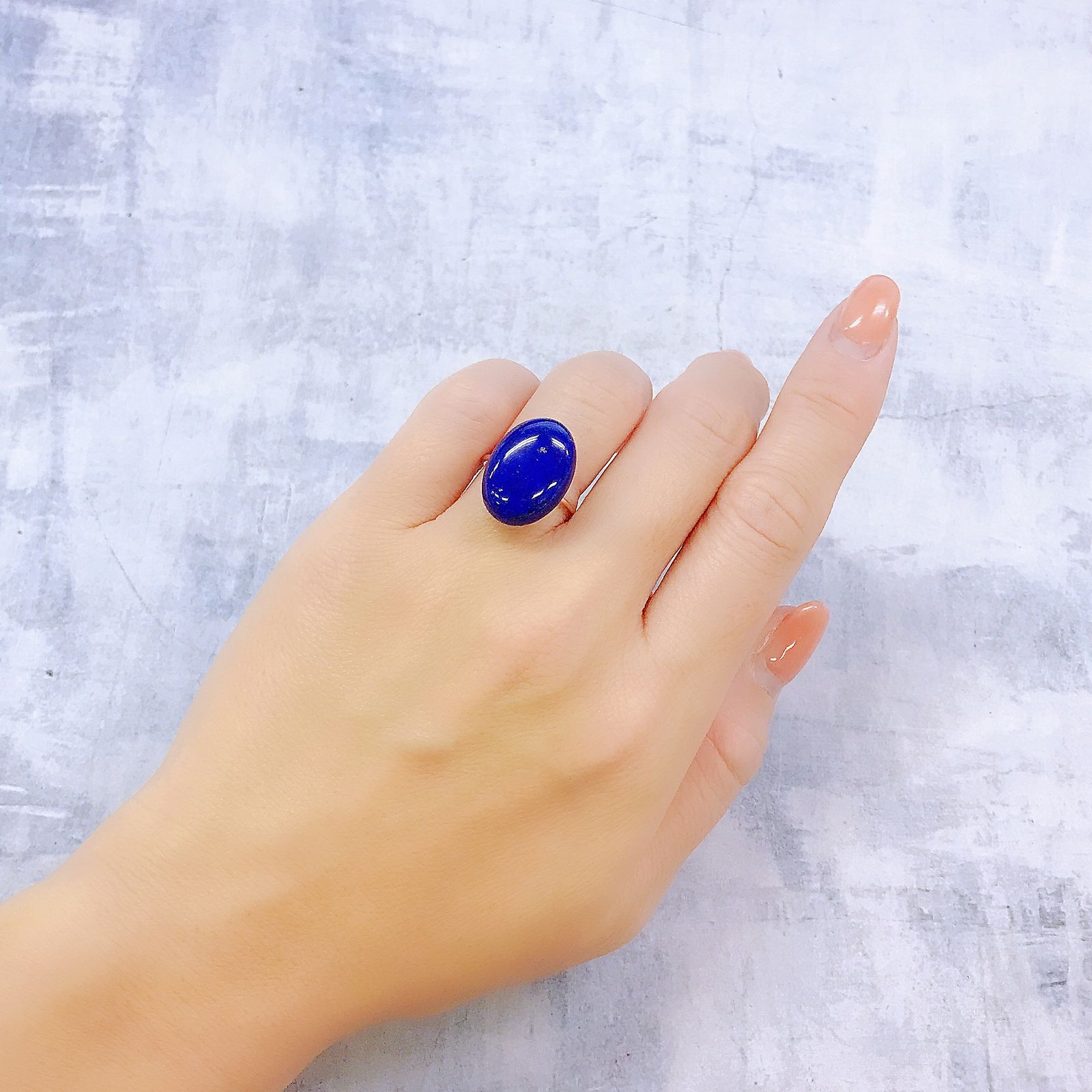 ラピスラズリ アフガニスタン産 10.03ct[220917954]18x13mm前後