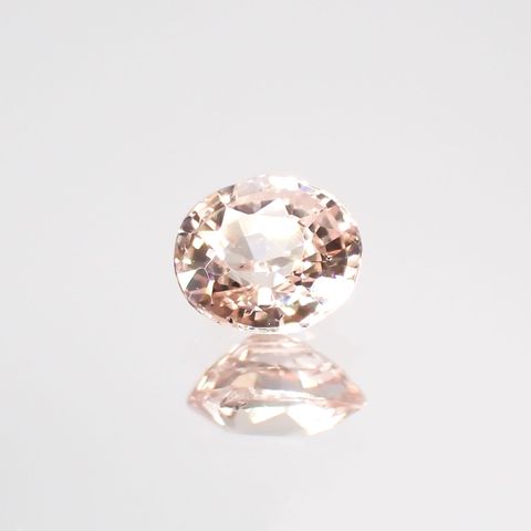 ピンクサファイア(宝石名ピンク・サファイア) マダガスカル/スリランカ産 0.51ct 識別済[210712557]4.9×4.1mm前後
