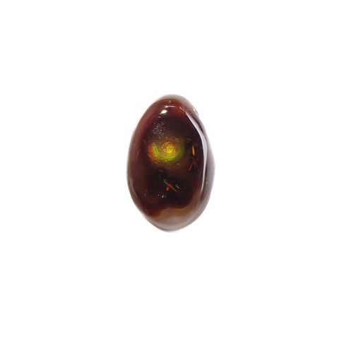 ◇フリーフォーム◇ファイヤーアゲート メキシコ産 5.83ct[220917762]15.8x10.3mm前後