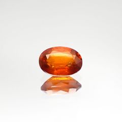 オレンジカイヤナイト(宝石名カイヤナイト) ネパール産 0.95ct 識別済[210812446]7×5mm前後