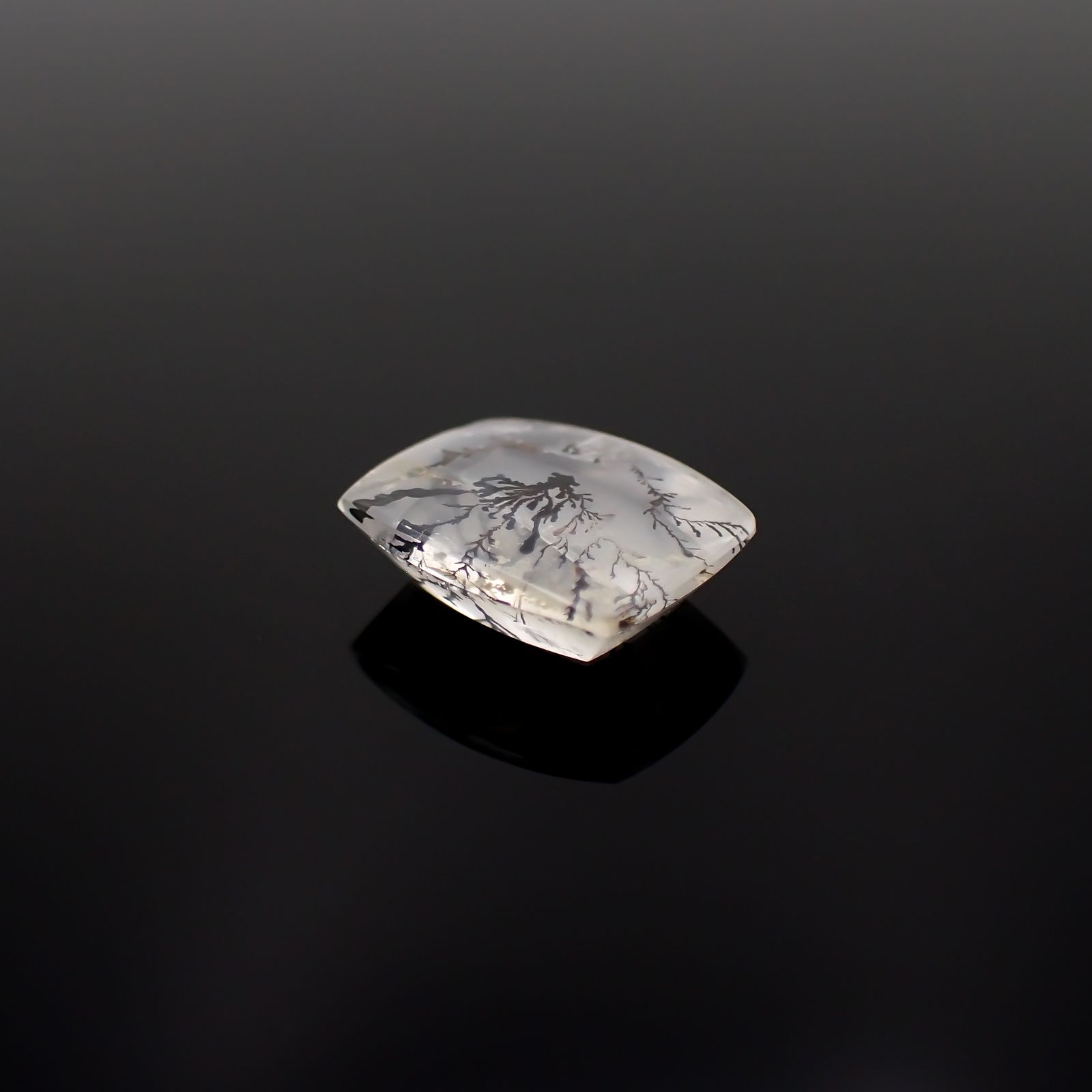デンドリチッククォーツ ブラジル産 5.01ct[230521970]10.4x13.1mm前後