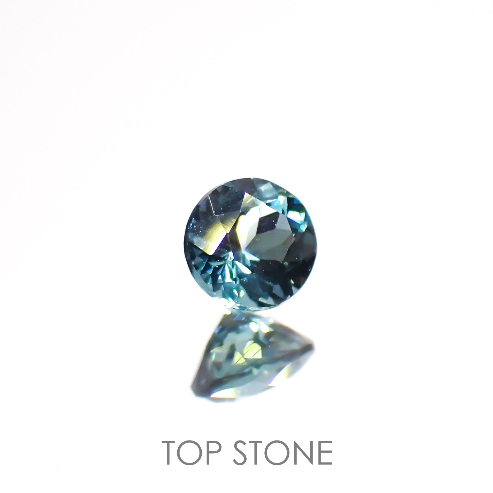 ラグーントルマリン(宝石名トルマリン)アフガニスタン産 0.26ct 識別済[220515842]3.9x3.8mm前後