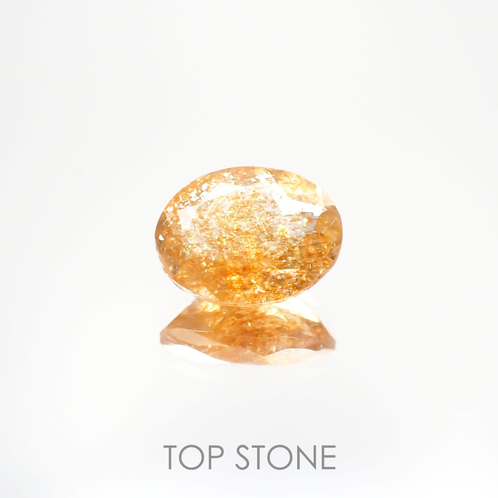 イリュージョンサンストーン インド産 1.61ct[221219253]8.9x7mm前後