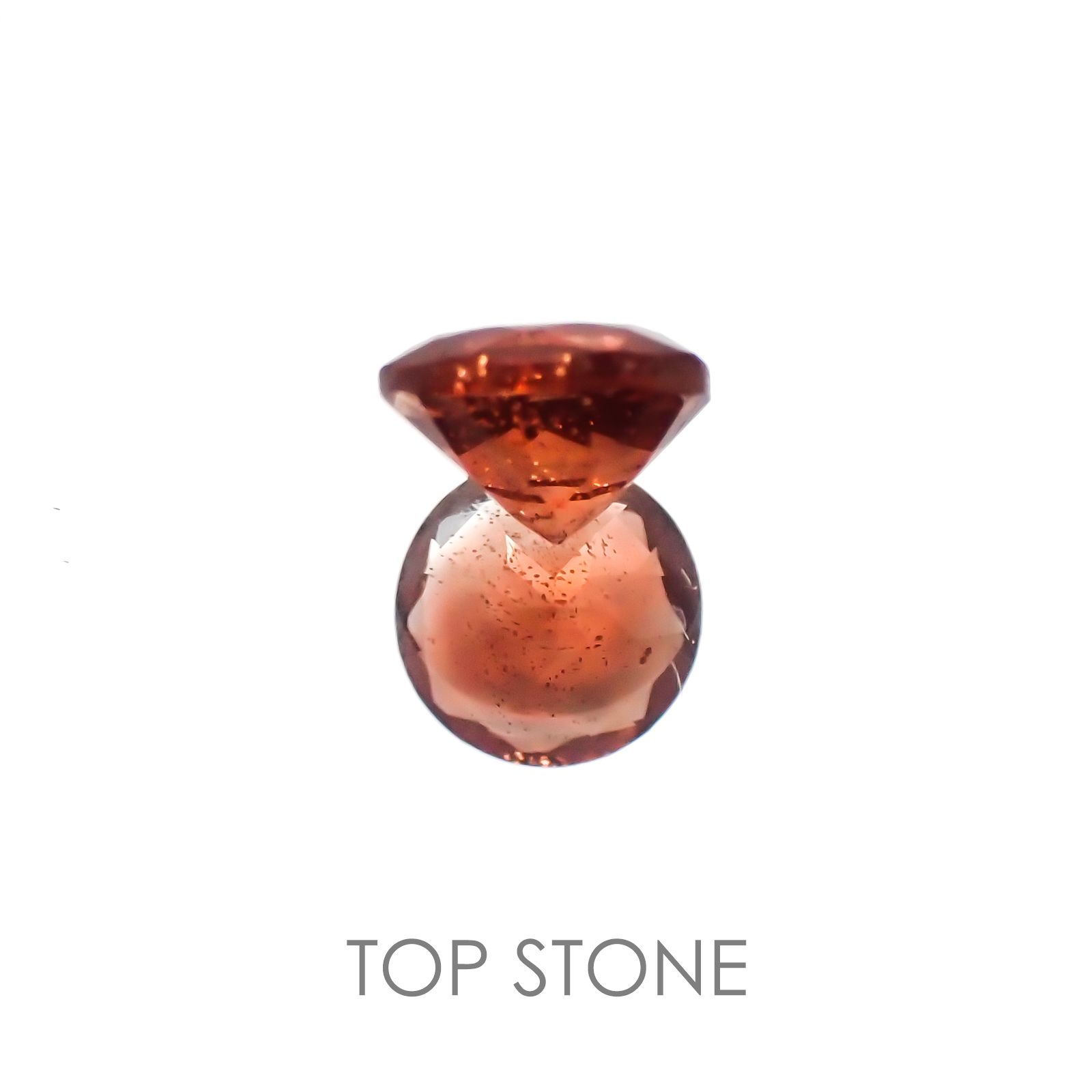 オレゴンサンストーン アメリカ産 ルース 0.46ct[20128393]5.2×5.1mm前後