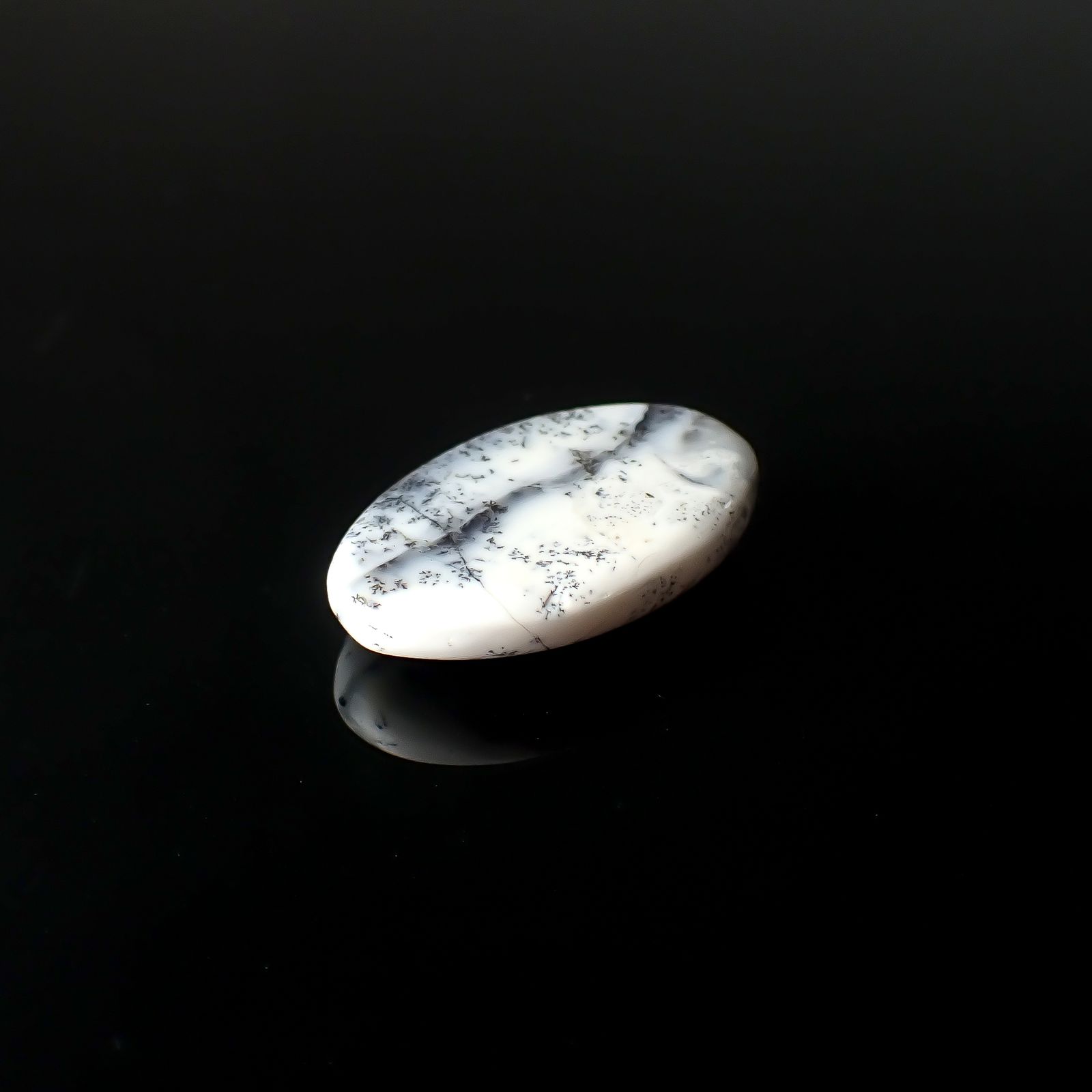 デンドリチックオパール ブラジル産 19.48ct [250931120]27x17mm前後