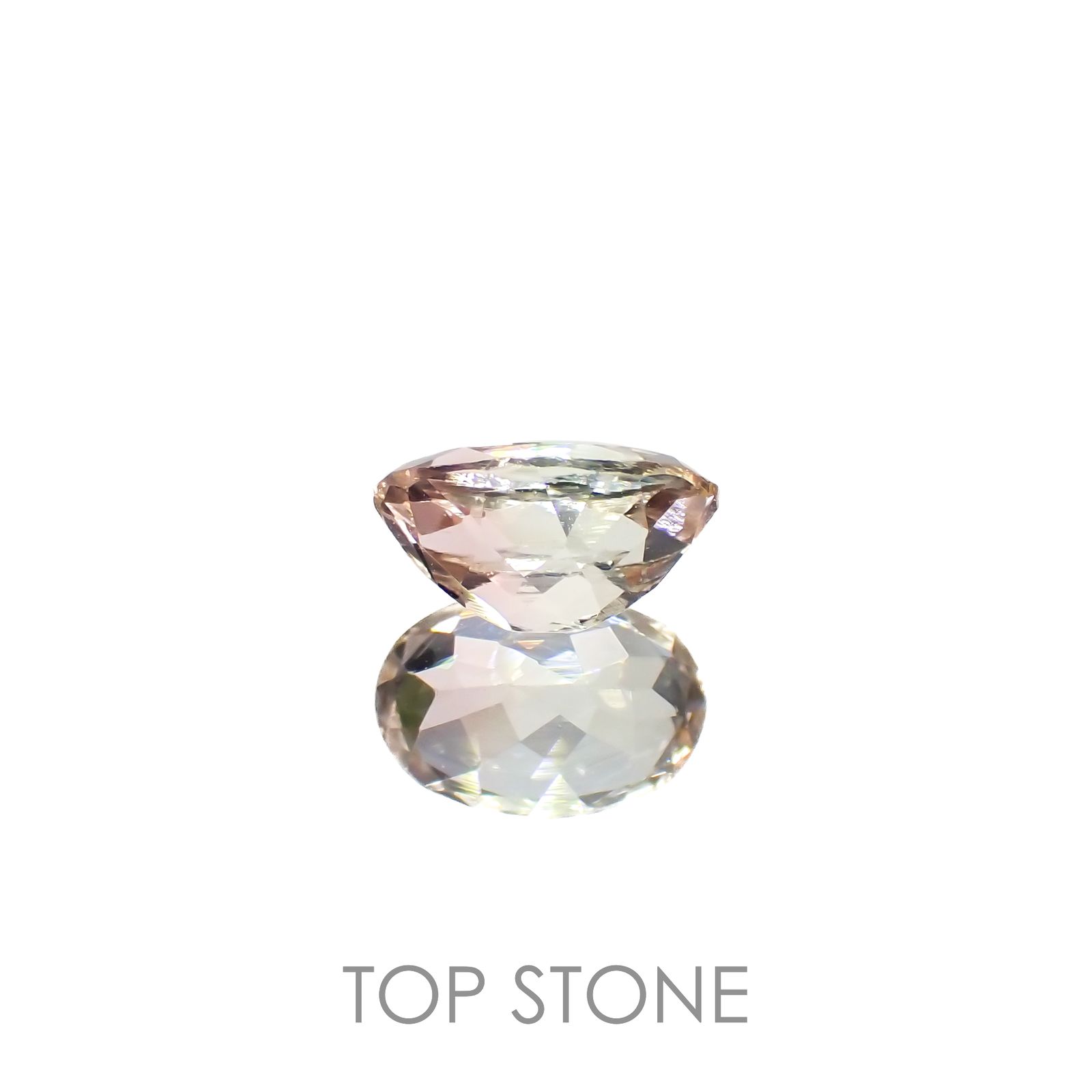 バイカラートルマリン(宝石名トルマリン)ブラジル産 0.88ct 識別済[221219557]7.3x5mm前後