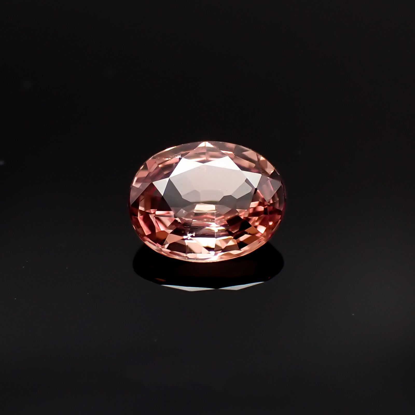 パパラチャサファイア 非加熱(宝石名サファイア/別名パパラチャ・サファイア)スリランカ産 0.47ct GIA鑑付[221018871]5.26x4.24mm前後