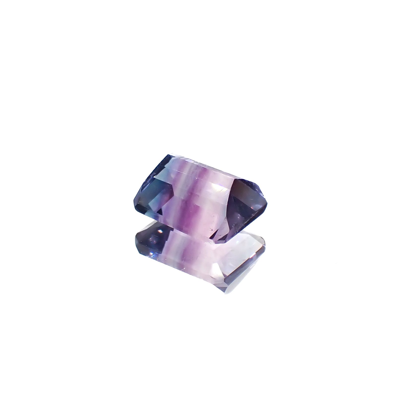 パーティカラーフローライト フルオレッセンス ブラジル産 2.91ct[240828641]8.9x7mm前後