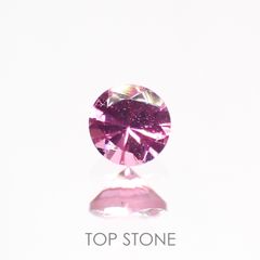 ホットピンクスピネル(宝石名ピンク・スピネル) タンザニア産 0.13ct 識別済[210912584]3×3mm前後