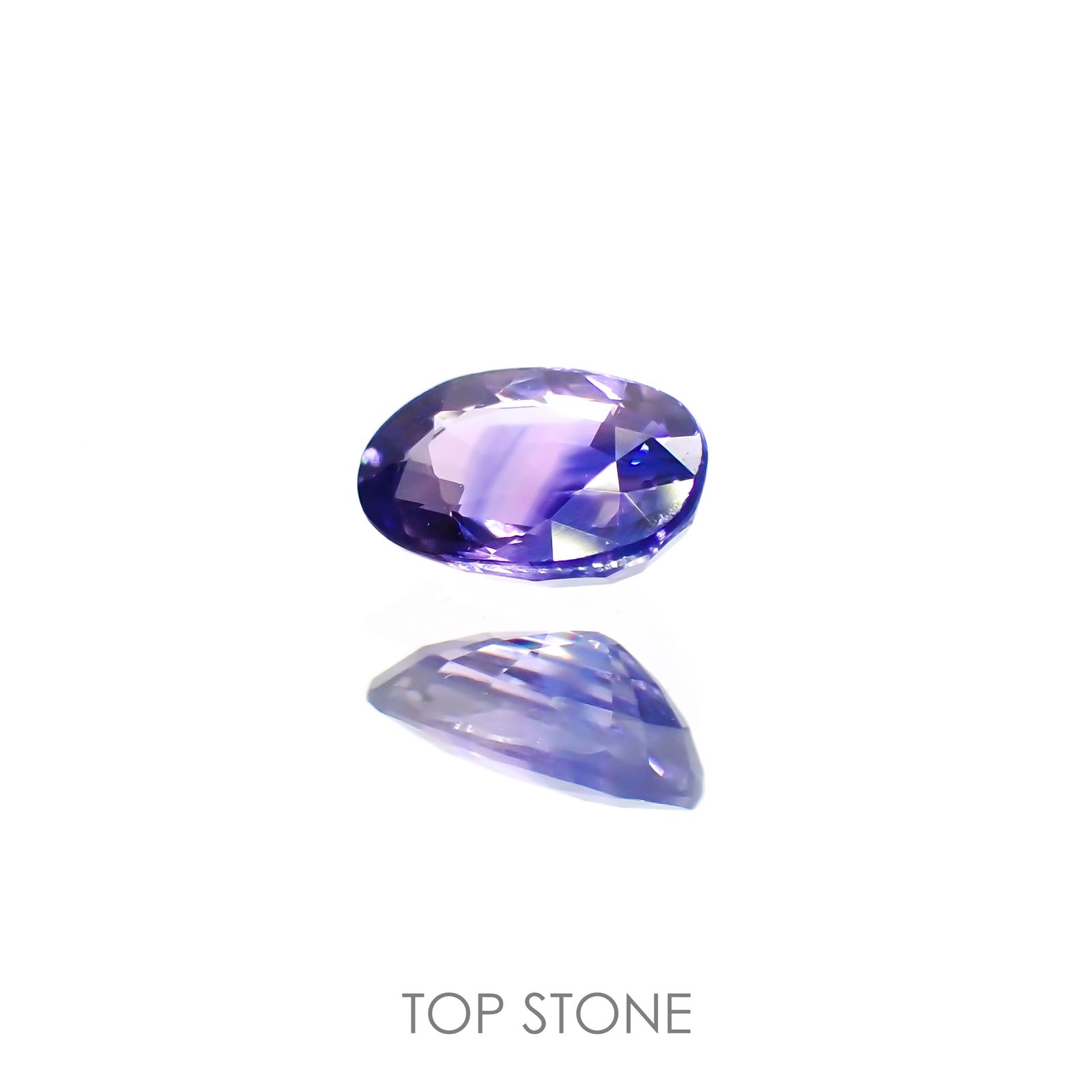 バイカラーサファイア(宝石名バイカラー・サファイア)タンザニア産 0.56ct 識別済[220113891]6x3.9mm前後
