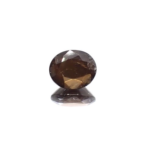 ゴールドシーンサファイア 非加熱(宝石名シーン・サファイア) ケニア産 ソ付(彩珠) 1.004ct / 6.3x5.2mm前後 [260812076]