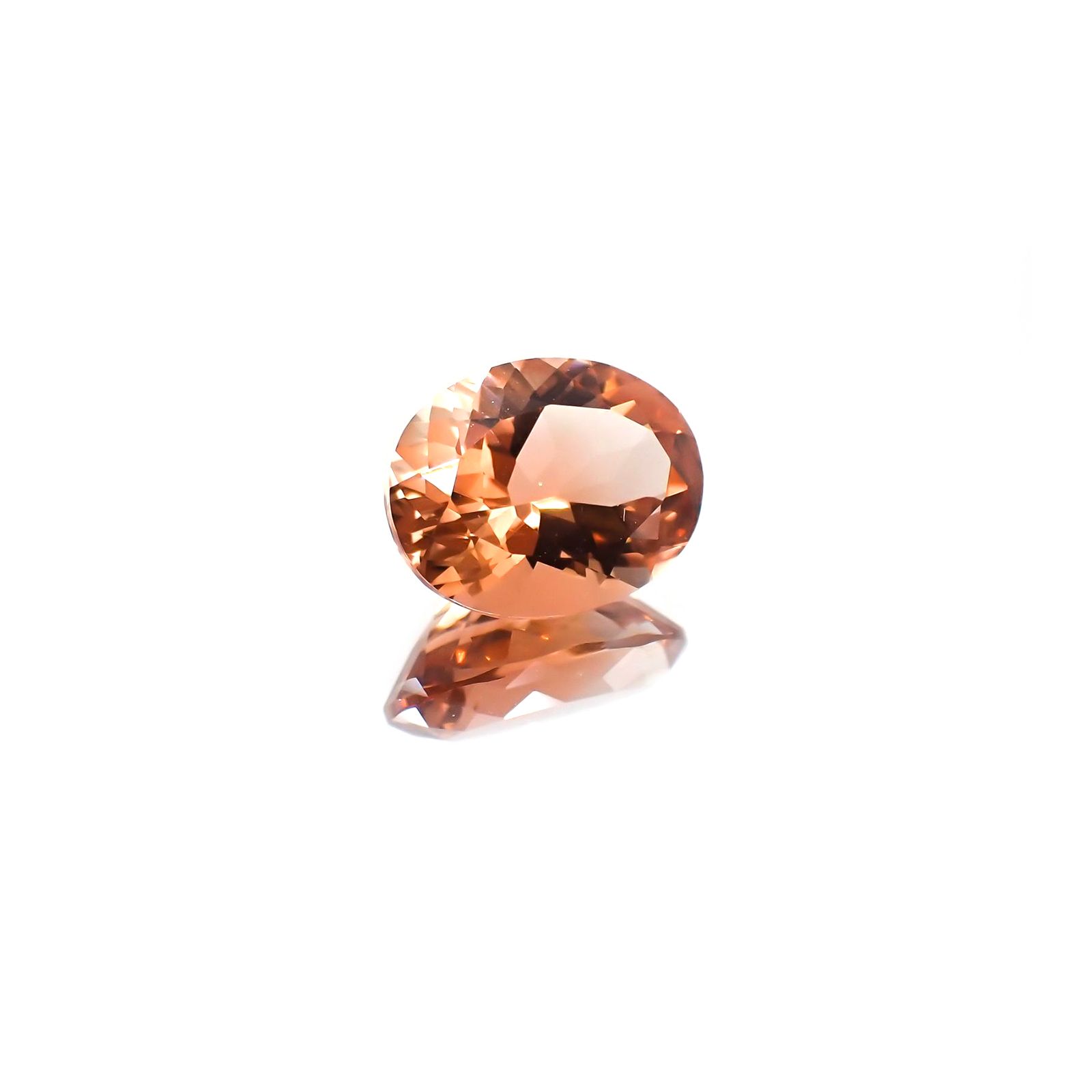 オレゴンサンストーン(宝石名ラブラドライト) アメリカ・オレゴン州産 1.65ct 識別済[210510536]9×7.1mm前後