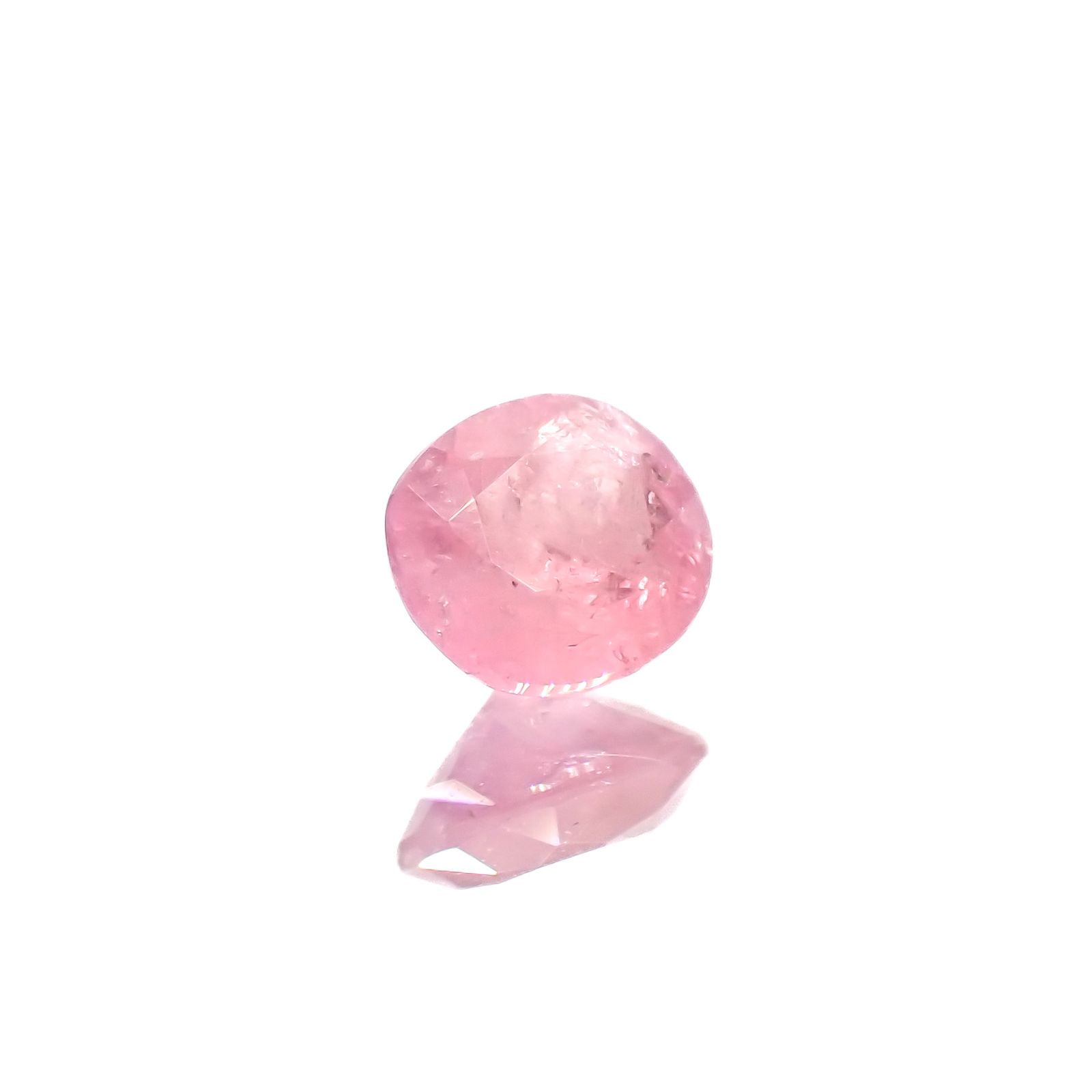 ペツォッタイト(ラズベリル)(宝石名ペツォッタイト)マダガスカル産 0.20ct 識別済[231023738]3.9x3.4mm前後