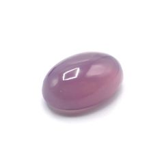 パープルカルセドニー(宝石名バイオレット・カルセドニー)インドネシア産 14.20ct 識別済[230722717]19x12.7mm前後