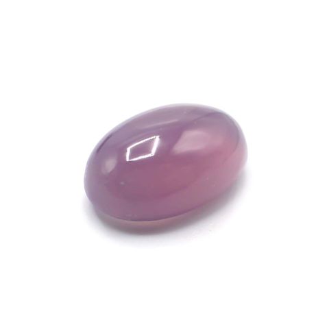 パープルカルセドニー(宝石名バイオレット・カルセドニー)インドネシア産 14.20ct 識別済[230722717]19x12.7mm前後