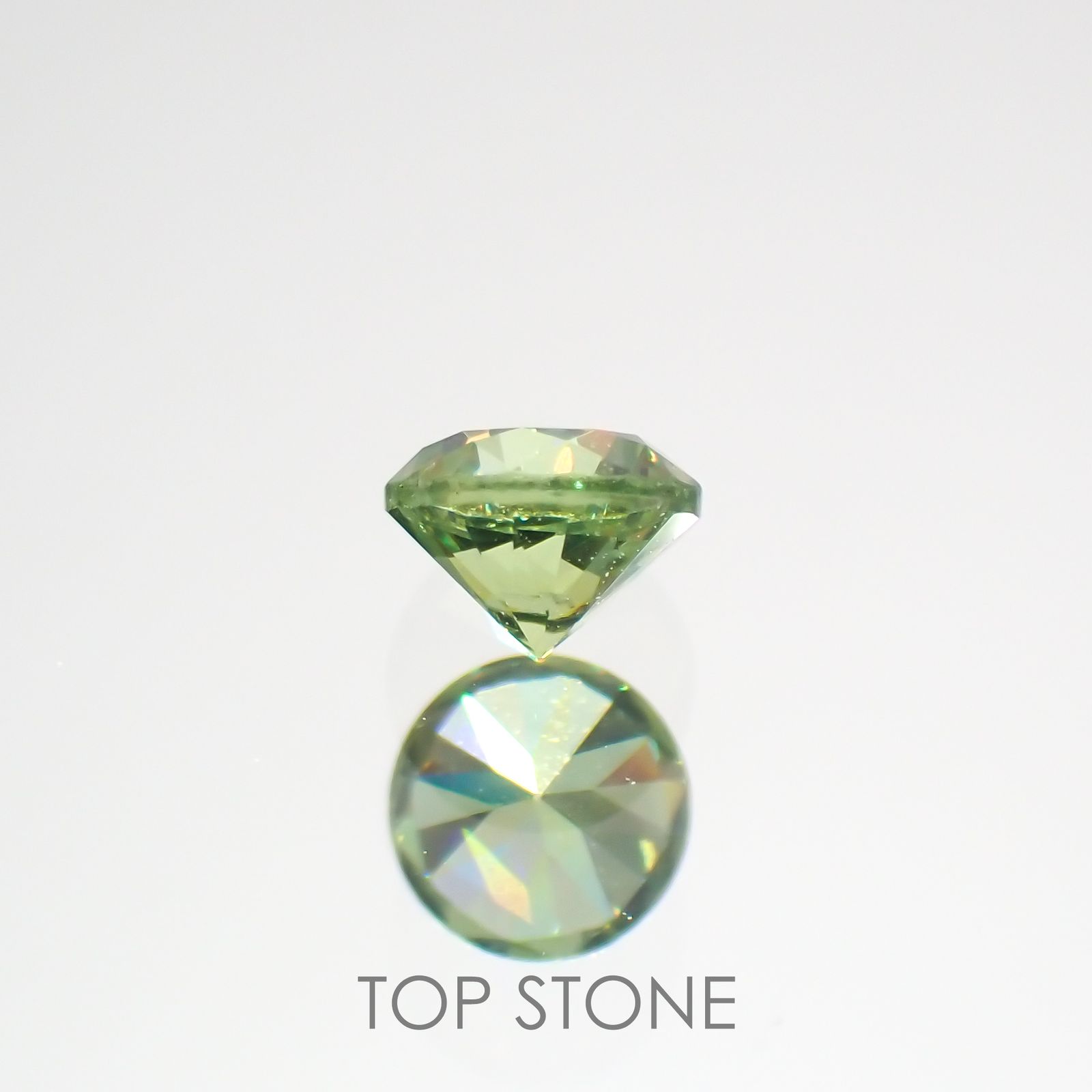 デマントイドガーネット(宝石名デマントイド・ガーネット)ロシア産 0.17ct 識別済[220616479]3.1x3.1mm前後