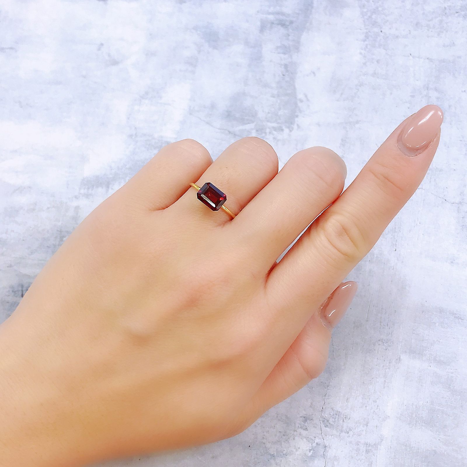 パイロープアルマンディンガーネット(宝石名パイロープ アルマンディン・ガーネット)ブラジル産 1.88ct 識別済[221219536]7.8x5.9mm前後