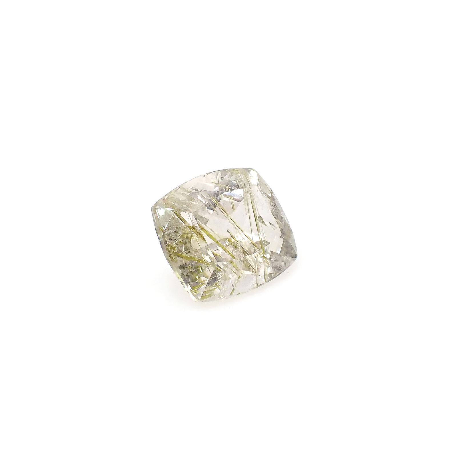 エピドートインクォーツ ブラジル産 8.64ct [240427301]14.1x11
