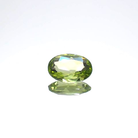 グリーンエンスタタイト(宝石名グリーン・エンスタタイト)カメルーン産 0.61ct 識別済[240125626]6.8x4.7mm前後