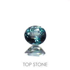 ブルートルマリン(宝石名トルマリン)アフガニスタン産 0.46ct 識別済[220115313]5.2x4.6mm前後