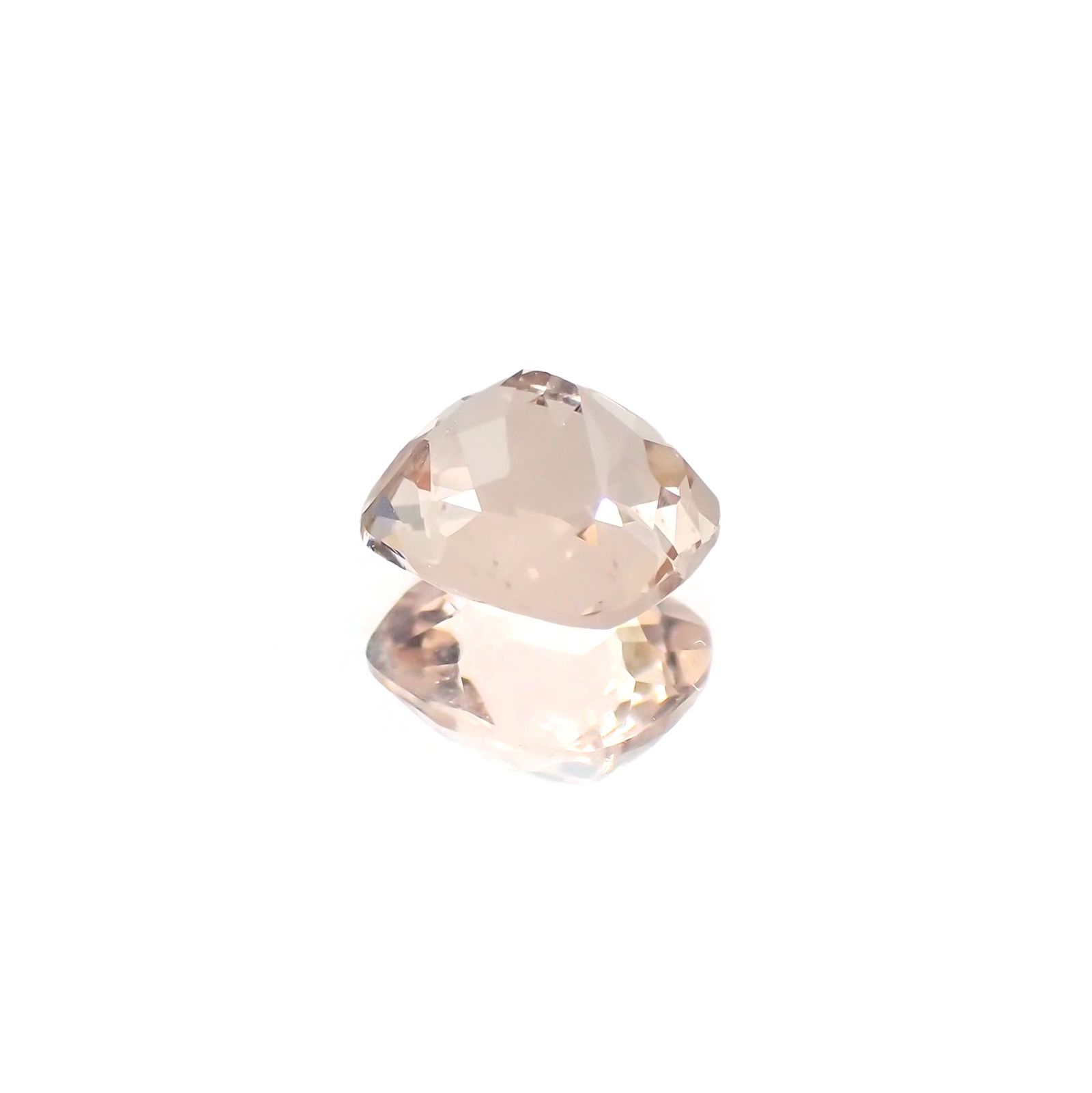 モルガナイト(宝石名モルガナイト)ナイジェリア産 識別済 1.18ct / 6.8x5.9mm前後 [231224423]