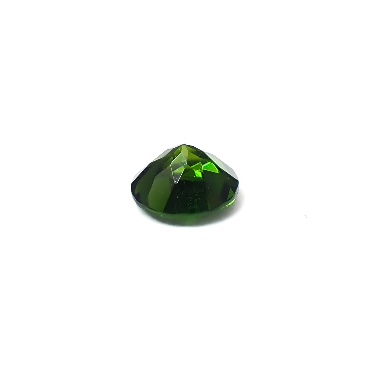 クロムダイオプサイド(宝石名クロム・ダイオプサイド)ロシア産 識別済 0.53ct / 5.2x5.2mm前後 [260432097]