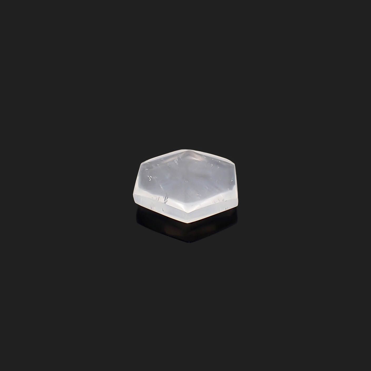 トラピッチェクォーツ 偏光板2枚付き コロンビア・ボヤカ産 17.75ct[230521961]20.2x19.5mm前後