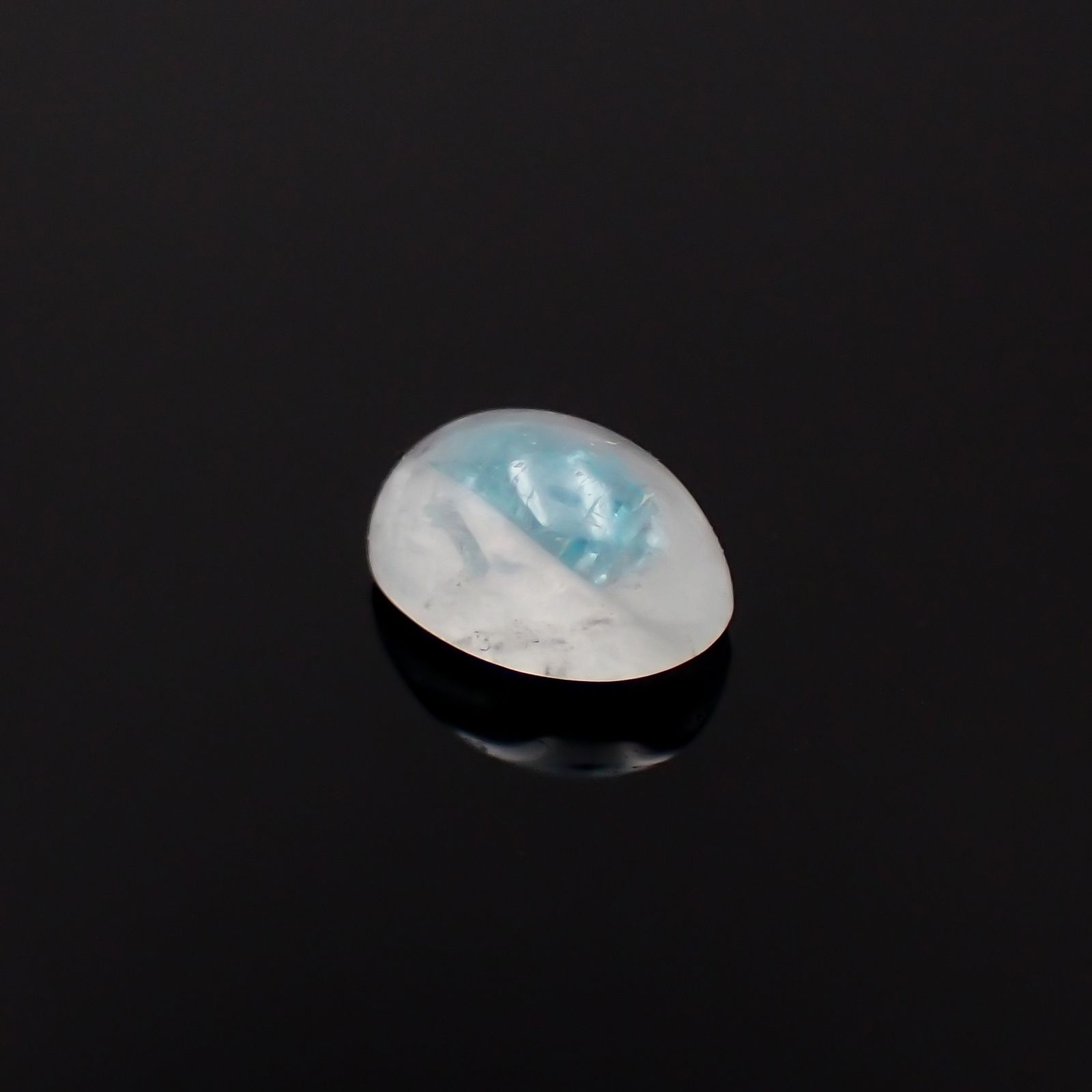 パライバトルマリンインクォーツ ブラジル産 0.89ct[230622391]7.1x5.1mm前後