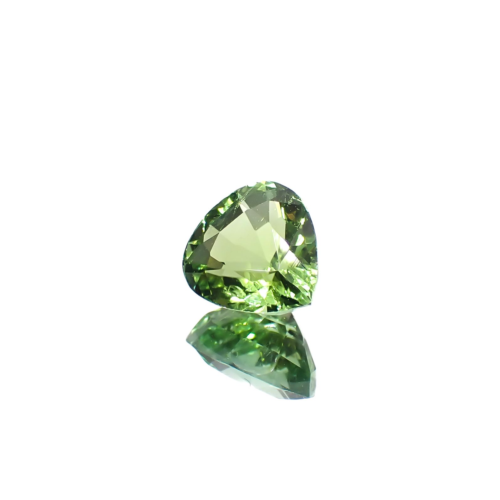 グリーントルマリン アフガニスタン産 1.30ct[240527796]7.4x6.4mm前後