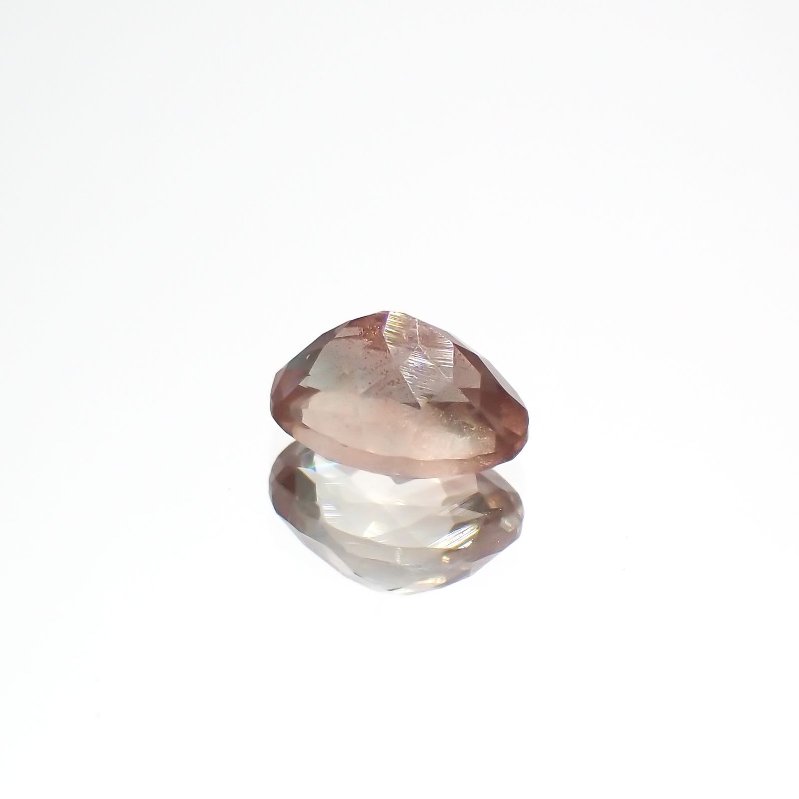 パーティカラーオレゴンサンストーン アメリカ・オレゴン州産 0.73ct[230722842]6.8x4.8mm前後