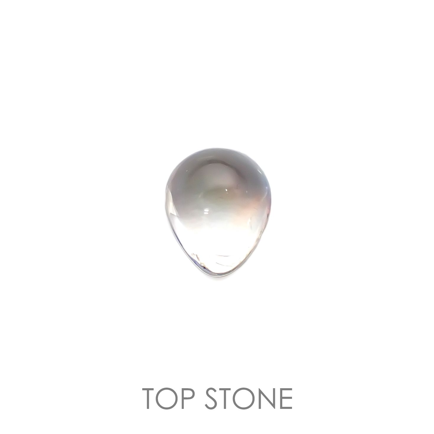 ◇バフカット◇レインボームーンストーン(宝石名ラブラドライト)マダガスカル産 0.75ct 識別済[220515908]6.5x5.3mm前後