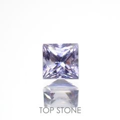 ◇プリンセスカット◇アイスラベンダーサファイア(宝石名サファイア)東アフリカ産 0.22ct 識別済[220817372]3x3mm前後