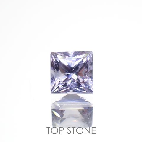 ◇プリンセスカット◇アイスラベンダーサファイア(宝石名サファイア)東アフリカ産 0.22ct 識別済[220817372]3x3mm前後