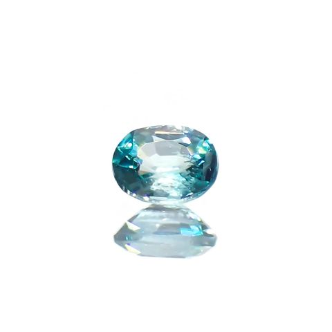 グランディディエライト(宝石名グランディディエライト)マダガスカル産 識別済 0.12ct / 3.5x2.7mm前後 [260420106]