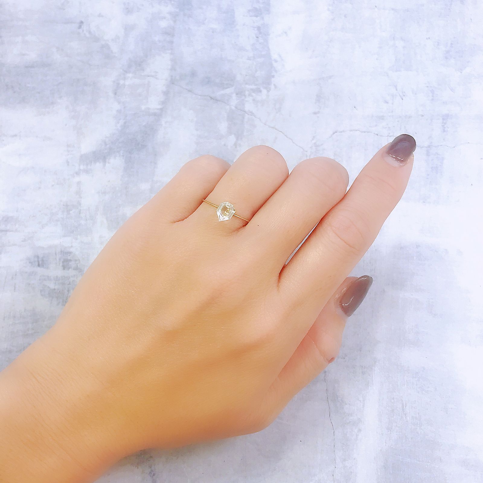 ◇カスタムカット◇オイルインクォーツ パキスタン産 0.78ct[221018532]6.8x5.2mm前後