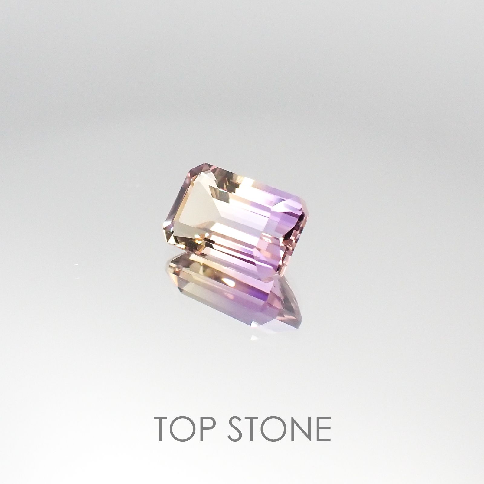 アメトリン ブラジル産 ルース 1.55ct[20095360]8.6×5.6mm前後