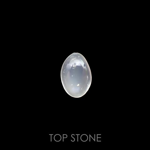 ムーンストーンキャッツアイ(宝石名ムーンストーン・キャッツアイ)インド産 0.36ct 識別済[220515790]5.7x3.9mm前後
