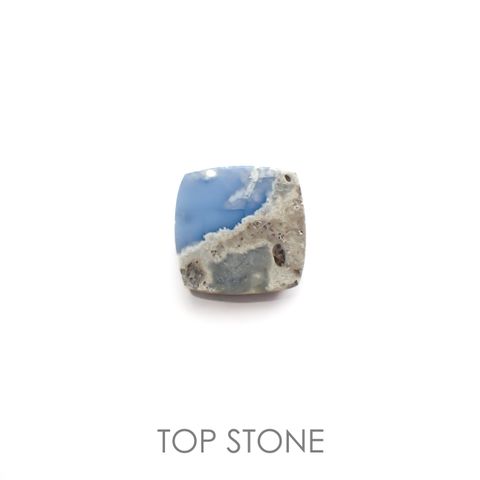 マトリックスブルーオパール アメリカ・オレゴン州産 5.63ct[220917810]13x12.8mm前後