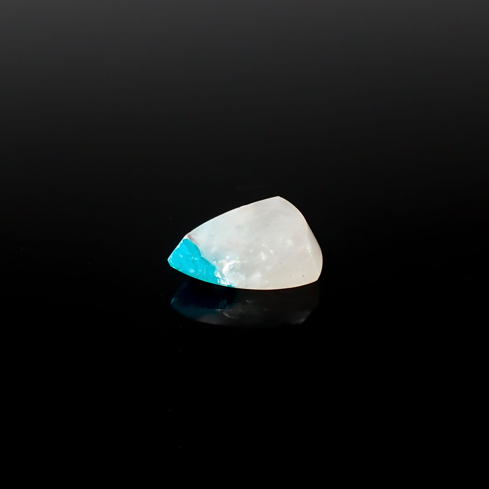 マトリックスアマゾナイト(アマゾナイトインクォーツ/フェルドスパー) ブラジル産 5.73ct[240226332]15.1x10.5mm前後