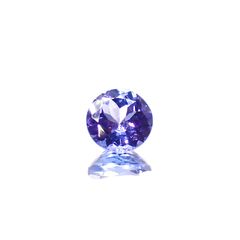タンザナイト(宝石名タンザナイト)タンザニア産 0.86ct 識別済[240628333]6.1x6.1mm前後