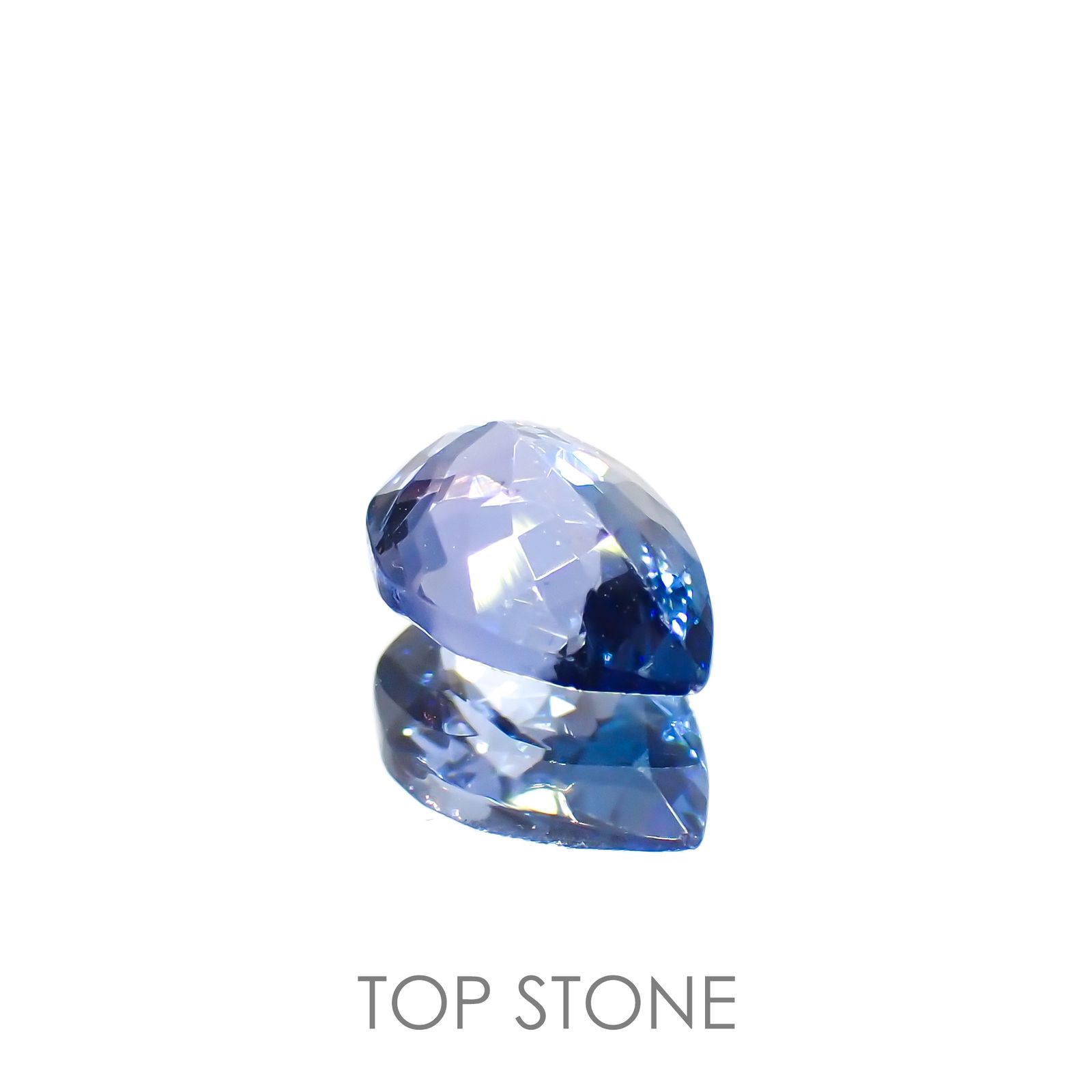 バイカラータンザナイト(ゾイサイト) タンザニア産 ルース 0.72ct[210812659]7×5mm前後