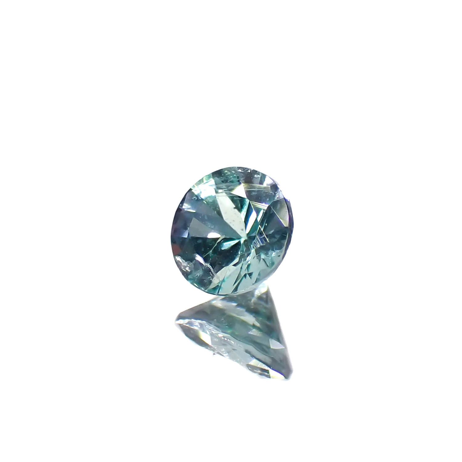 ブルーコーネルピン(宝石名ブルー・コーネルピン)タンザニア産 0.18ct 識別済[240527694]3.5x3.4mm前後