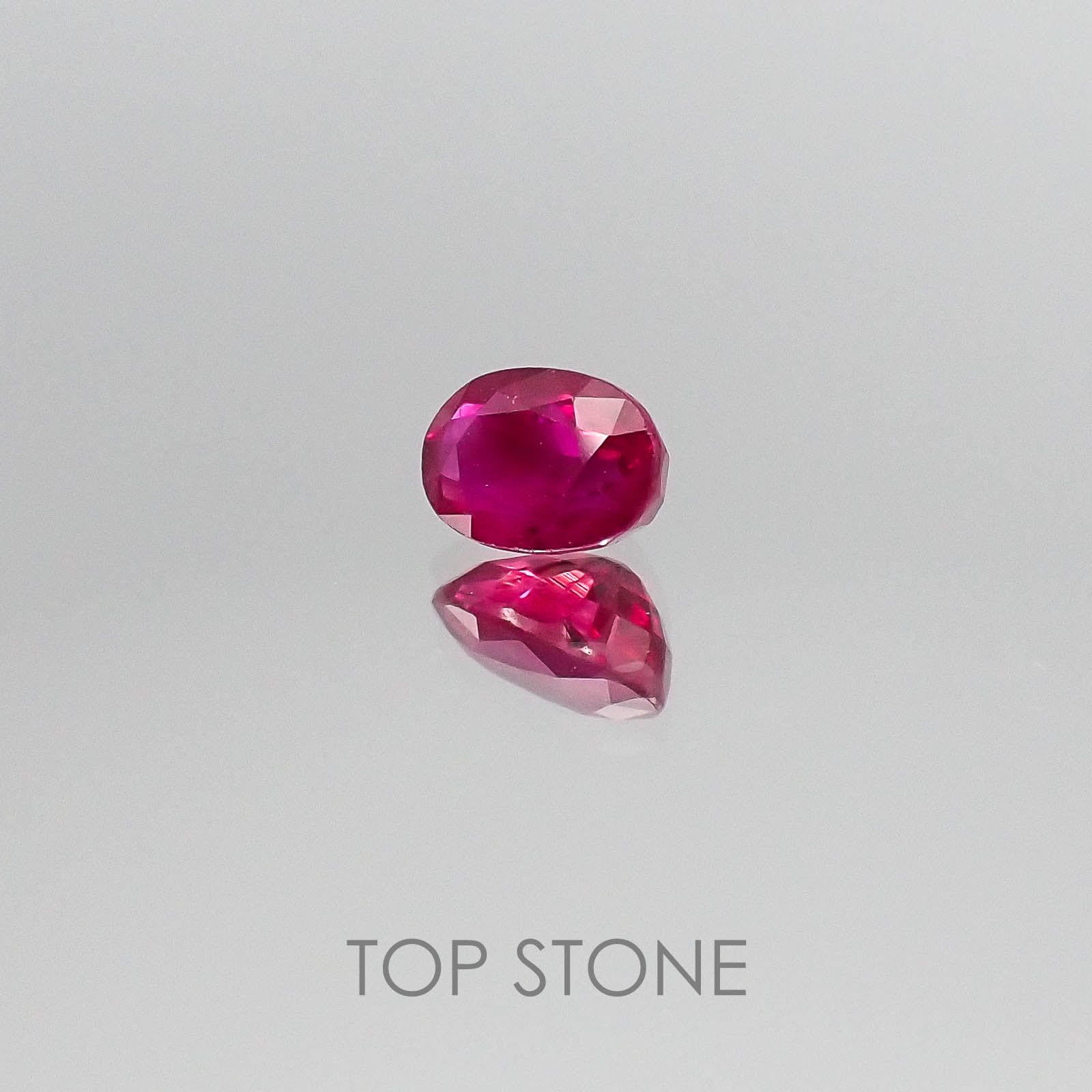 ルビー ビルマ産 ルース 0.83ct[20052365]6×4.1mm前後
